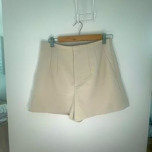 Cream Zara shorts